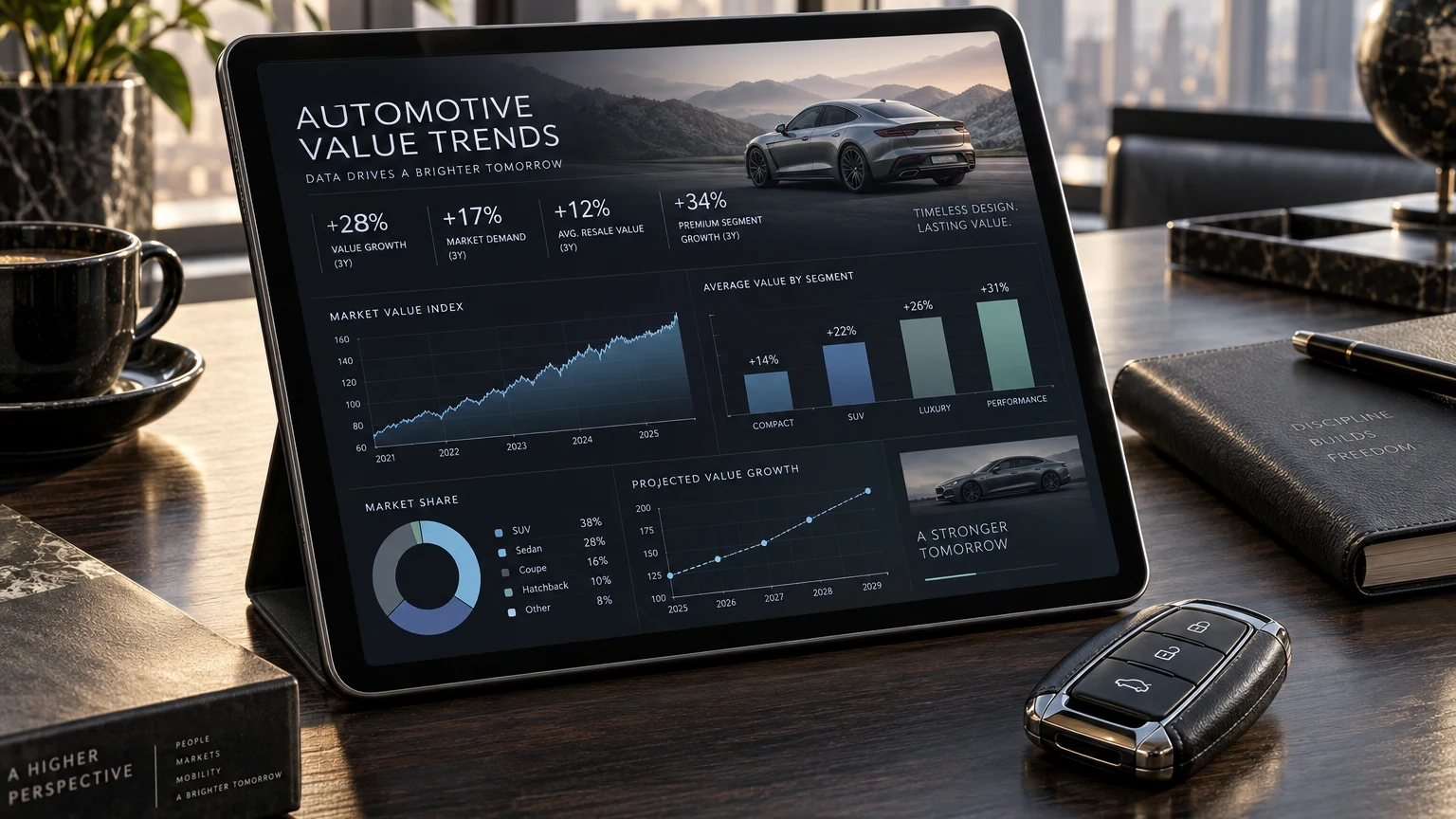 Grafik Depresiasi Nilai Mobil Baru dan Mobil Bekas